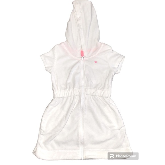 Carters Toddler Terry Zip Swimsuit Coverup Size 3T - Picture 1 of 5